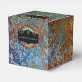 Steampunk Vintage bruiloft Bedankdoosjes (Achterkant)