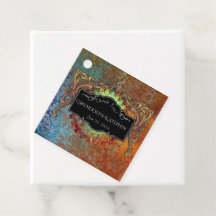 Steampunk Vintage bruiloft "Dank je"