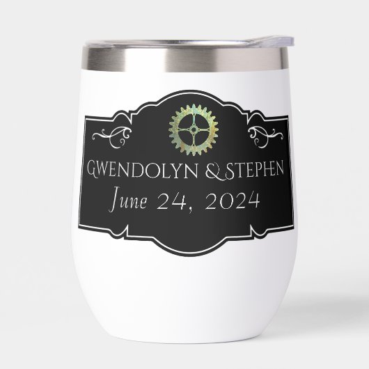 Steampunk Vintage bruiloft gepersonaliseerd (Links)