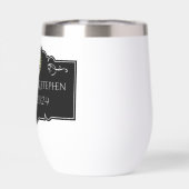 Steampunk Vintage bruiloft gepersonaliseerd (Achterkant)