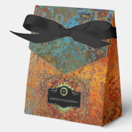 Steampunk Vintage bruiloft gepersonaliseerd Bedankdoosjes