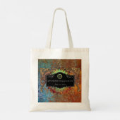 Steampunk Vintage bruiloft gepersonaliseerd Tote Bag (Achterkant)