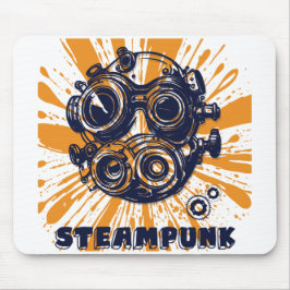 Steampunk Vintage Kunst – Elegante Muismat