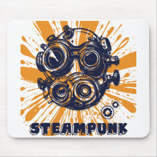 Steampunk Vintage Kunst – Elegante Muismat