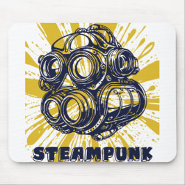 Steampunk Vintage Kunst - Muismat