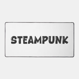 Steampunk Vintage Kunst – Typografie Bureaumat