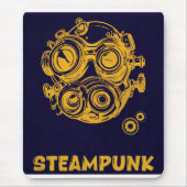 Steampunk Vintage Kunst V2– Vertical Muismat (Voorkant)