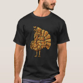 Steampunk vintage peacock bird t-shirt (Voorkant)