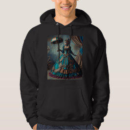 Steampunk Vintage Victoriaanse Dame Circusartiest Hoodie