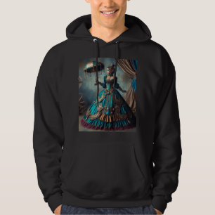 Steampunk Vintage Victoriaanse Dame Circusartiest Hoodie