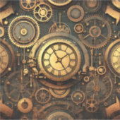 Steampunk Vinyl Sticker (Voorkant)