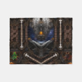 Steampunk Vision Fleece Deken (Voorkant (Horizontaal))