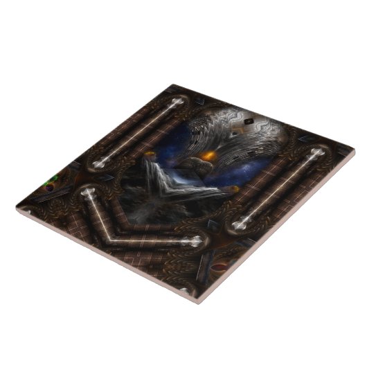 Steampunk Vision Tegeltje (Zijkant)