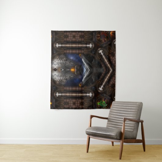 Steampunk Vision Wandkleed (In situ)