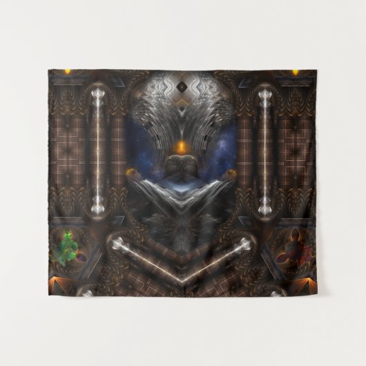 Steampunk Vision Wandkleed (Voorkant (horizontaal))