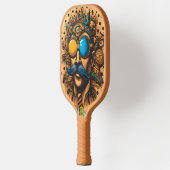 Steampunk Visionair op Pickleball Paddle (Links)