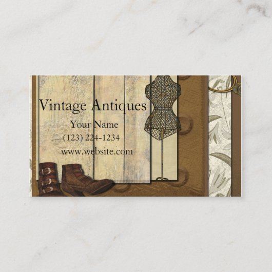 Steampunk Visitekaartje (Voorkant)