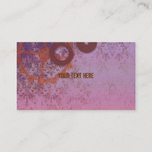 Steampunk-Visitekaartjes Visitekaartje (Voorkant)