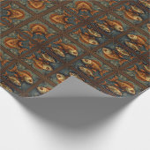 Steampunk Vissen 3 van 3 PP 572 Cadeaupapier (Hoek)