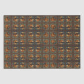 Steampunk Vissen Decoupage 3 van 3 Tissuepapier (Voorkant)