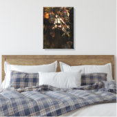 steampunk vliegend meisje verpakt canvas afdruk (Insitu (Slaapkamer))