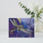 Steampunk-vliegmachines Briefkaart (Staand voorkant)