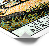 Steampunk-vliegmachines,  illustratie poster (Hoek)