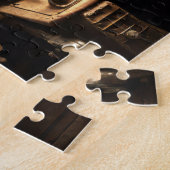 Steampunk vliegtuigcockpit legpuzzel (Zijkant)