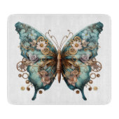 Steampunk vlinder snijplank, vlinder snijplank (Voorkant)