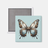 Steampunk vlindermagneet magneet (Voorkant / Achterkant)