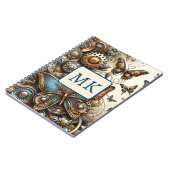 Steampunk vlinders Notitieboek (Linkerzijde)