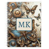  Steampunk vlinders Notitieboek (Voorkant)