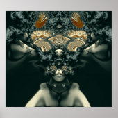 Steampunk Voodoo Priestess Poster (Voorkant)