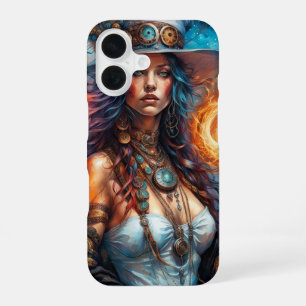Steampunk Voodoo Queen 1 iPhone 16 Hoesje