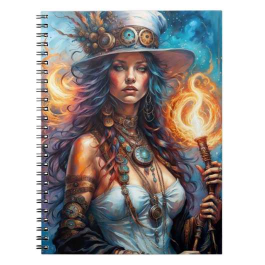 Steampunk Voodoo Queen 1 Notitieboek (Voorkant)