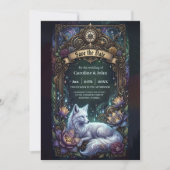 Steampunk Vos Trouwframe. Save The Date (Voorkant)