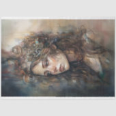 Steampunk Vrouw 4 Decoupage Papier (Voorkant)