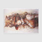 Steampunk Vrouw 5 Decoupage Papier (Voorkant)