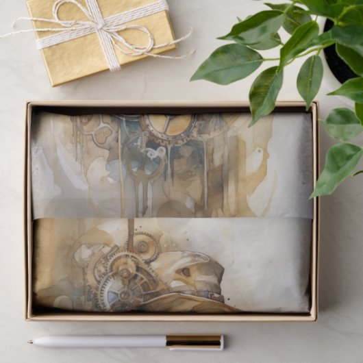 Steampunk Vrouw 6 Decoupage Papier (Geschenk)