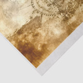  Steampunk Vrouw Blauwdruk N6 Decoupage Tissuepapier (Detail)