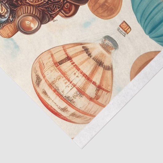 Steampunk Vrouw Gemelaneerde Huid U1 Decoupage Tissuepapier (Detail)