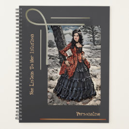  Steampunk Vrouw Intuïtie Quote Journal Planner