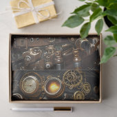Steampunk Vrouw Mechanische Elementen Decoupage Tissuepapier (Geschenk)