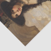 Steampunk Vrouw Portret Kunst Tissuepapier (Detail)