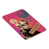 Steampunk Vrouw Trailblazer Pop Art Magneet (Rechterzijde)