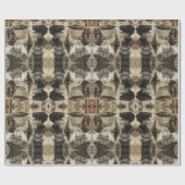 Steampunk vrouwen cadeaupapier (Vlak)
