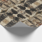 Steampunk vrouwen cadeaupapier (Hoek)