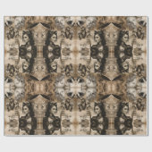 Steampunk vrouwen cadeaupapier (Vlak)