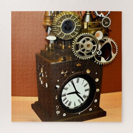 Steampunk Vulcan Timetravel Device Legpuzzel (Verticaal)