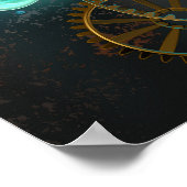 Steampunk vuurvlieg poster (Hoek)